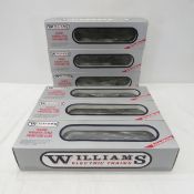 6 Williams Crown Edition Madison Style Train Cars