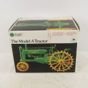 Ertl John Deere Model A Tractor, Medallion in box