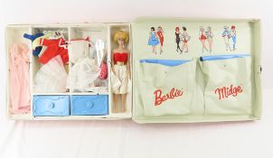 Vintage Bubblecut Barbie in Case w/Accessories