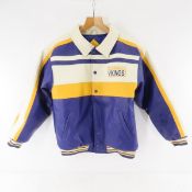 Vikings Leather Jacket youth size M 12-14
