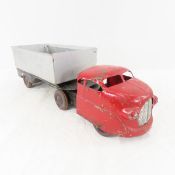 Wyandotte Side Dump Semi Truck 1940s Pressed Steel