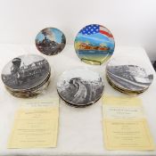 18 BNSF Safety Award Plates & 1 Collector Plate