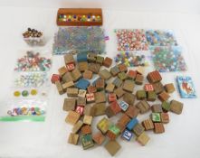 Vintage Marbles, Blocks & More