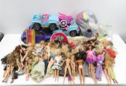 Barbie, Bratz & Other Dolls, Vehicles & More