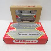 4 Williams Streamlined Passenger Cars NIB