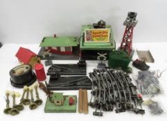 American Flyer Buildings, Tower, Track, Circus