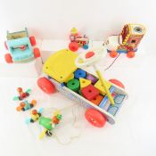 Vintage Fisher Price Pull Toys, Lacing Shoe