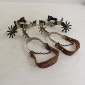 Adult Spurs and Child's Buck'n Bronco Spurs