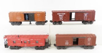 4 Lionel train cars, 6517, 6451, 3464, 6454