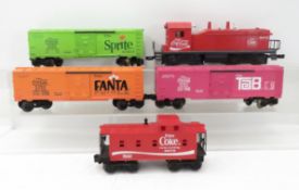 Vintage Lionel Coca-Cola set, engine & 4 cars