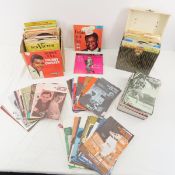 Vintage 45's and Columbia Record Club Magazines