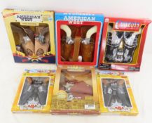 6 Cap Gun Sets in Boxes