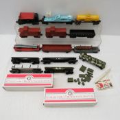 14 Lionel & 2 Hampton Train Cars Open Box
