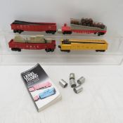 Lionel 3444 Erie animated gondola & other cars