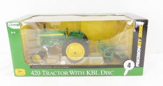 Ertl John Deere Model 420 Tractor with KBL Disc