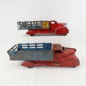 2 MARX Motor Market Delivery Trucks