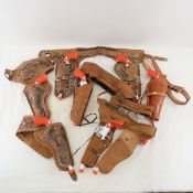 8 Halco Cap Guns in Holster Belts