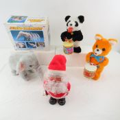 Battery Op Plush Toys, Jumbo Elephant With Box