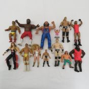 13 Wrestling Action Figures, WCW, NWO & More