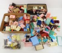 Renwal and other Vintage Plastic Doll Furniture