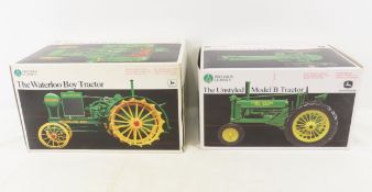 Ertl John Deere Model B & Waterloo Boy Tractors