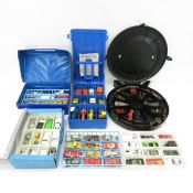 4 Hot Wheels & Matchbox Car Cases Full, 80+ Cars