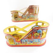 2 Vintage J Chein Roller Coasters - not working