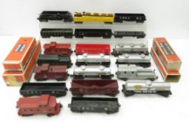 20 Lionel, Tankers, Coal, Grain Caboose, & more