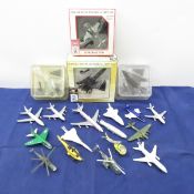 19 Diecast & Plastic Aircraft