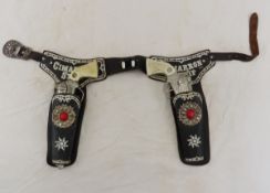 2 Esquire Special Cap Guns in Cimarron Strip Belt