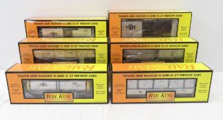 6 Rail King freight cars NIB