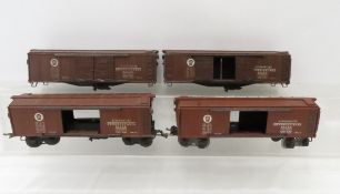 4 Lionel 2758 Boxcars For Parts or Repair