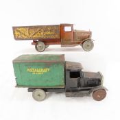 2 Vintage Metalcraft Pressed Steel Trucks