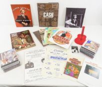 Johnny Cash Items & Country Western Books, CD's