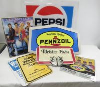 Pennzoil, Pepsi, Advertising & Other Signs