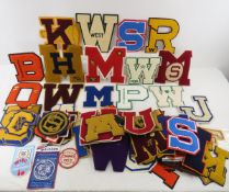 Vintage and Modern Letter Jacket Letters