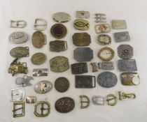 Collection of Vintage Belt Buckles