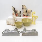 McCoy Bowls, Chalkware Horses & More