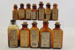 Antique Apothecary Bottles- Blue Mass Others