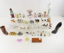 Miniature Ceramic Animals and Other Collectibles