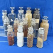 14 Antique Glass Apothecary Jars