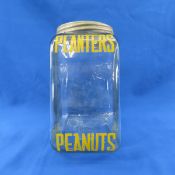 Vintage Glass Planters Peanuts Jar