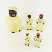 1940s 5 Piece Cookie Jar Set