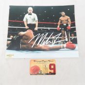 Mike Tyson Autographed 8x10