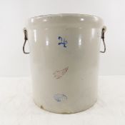 4 Gallon Small Wing Red Wing Crock, Bale handles