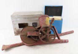 Vintage Egg Crate, Sprayer & 45's