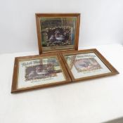 3 Pabst Blue Ribbon Duck Mirrors