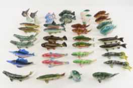 16 Vintage Ceramic Fish Salt & Pepper Set