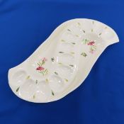 Red Wing Pink Spice Curved Egg /Relish Tray