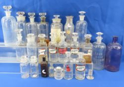 23 Antique Apothecary Bottles